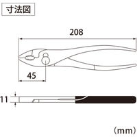 ロブテックス ネジアンギラス　トリグリッププライヤータイプ　200ｍｍ TG200NA　1丁