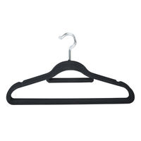 起毛ハンガー スリムブラック 5P SB-108 1セット(5本入)