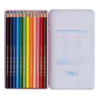 三菱鉛筆 パレット色鉛筆880 12色セット PLT ピンク 1個