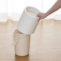 岩崎工業 ホールドカン・ラウンド 7L L-1041 WH ホワイト くず入れ デスクサイドゴミ箱 1個