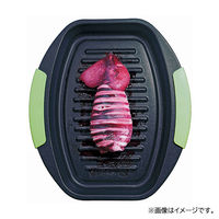 TO-PLAN レンジで焼ケール 角形 グリーン 電子レンジ 調理器具 TKSM-33 1セット（3個）