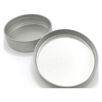 エビ寿2 缶やさん TINCAN ブリキ平丸缶SS(梨地) 73ф×23h(mm) 156831 1個（直送品）