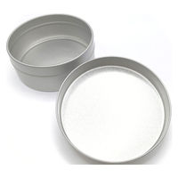 エビ寿2 缶やさん TINCAN ブリキ平丸缶L(梨地) 89ф×36h(mm) 156800 1個（直送品）