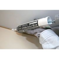 トラスコ中山 TRUSCO シリコーンシーラント(防カビタイプ)クリア 333ml 5511001 1本