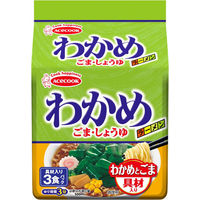 エースコック わかめラーメン ごま・しょうゆ 具材入り 1セット（9食：3食入×3袋）