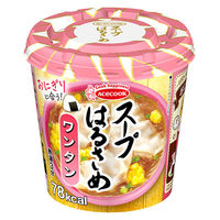 エースコック スープはるさめ ワンタン　1セット（6食）