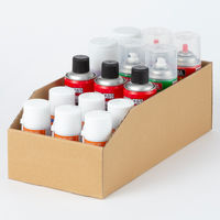 「現場のチカラ」 ダンボールトレー 縦450×横210×高さ150mm 1セット（100枚：10枚入×10） 森紙業  オリジナル