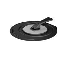 サーモス 折りたたみスタンド式フタ ブラック KLC-002 BK1個