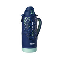 サーモス 真空断熱スポーツボトル 1L ネイビーミント FJS-1000F NVMT1個