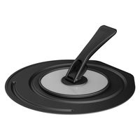 サーモス 折りたたみスタンド式フタ ブラック KLC-002 BK 1セット（3個）