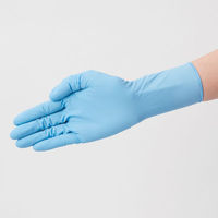 サンフラワー ニトリル手袋 No.202 ニトリルグローブ(粉付) ブルー LL 00340190 1ケース(2000個(100個×20))（直送品）