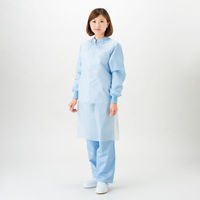 サンフラワー No.710 ディスポエプロン ホワイト 00340439 1ケース(1000個(50個×20))（直送品）