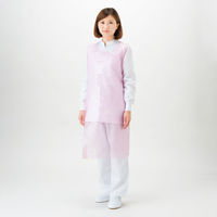 サンフラワー No.710 ディスポエプロン ピンク 00340438 1ケース(1000個(50個×20))（直送品）