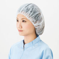 サンフラワー 不織布キャップ No.890 ディスポキャップ ホワイト L 00340465 1ケース(1000個(100個×10))（直送品）