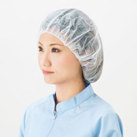 サンフラワー 不織布キャップ No.890 ディスポキャップ ホワイト M 00340466 1ケース(1000個(100個×10))（直送品）