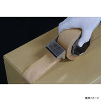 サンフラワー テープ台 テープ ステンレスハンドテープカッター KTCW-5 00340665 1個（直送品）