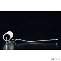 サンフラワー 粘着ローラー用 ステンレス本体(160mm用・キャップ2個付) 00604505 1個（直送品）