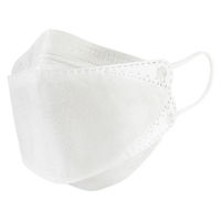 つばさ サージカルマスク TB399 3Dサージカルマスク プレミアム ホワイト 1ケース(1600個(40個×40))（直送品）