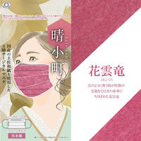 つばさ サージカルマスク 晴小町 和紙サージカルマスク エンジ 1000-0014-00 1ケース(2000個(10個×200))（直送品）