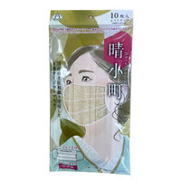 つばさ サージカルマスク 晴小町 和紙サージカルマスク サンドベージュ 1000-0025-00 1ケース(2000個(10個×200))（直送品）