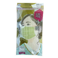 つばさ サージカルマスク 晴小町 和紙サージカルマスク ベビーリーフ 1000-0023-00 1ケース(2000個(10個×200))（直送品）