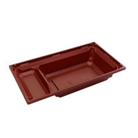 アクタ 折箱 ワン折重 PH70×37B-43 赤 底 2000022096 1ケース(400個(50個×8))（直送品）