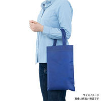 廣川 エコバッグ 不織布A4手提げバッグ レッド 239748 1ケース(500個(1個×500))（直送品）