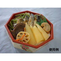 中央化学 折箱 CWH-8角 5.1 赤-鼓 (ボ) 915520 1ケース(360個(15個×（直送品）