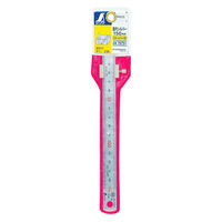 シンワ測定 直尺 シルバー 15cm 赤数字入 ストッパー付 76751 1本（直送品）