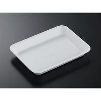 中央化学 発泡トレー C-65 新 白 383588 1袋(50個)（直送品）