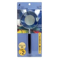 シンワ測定 ルーペ Bー2 リーディング用 プラ柄 75mm 2倍 75517 1個（直送品）