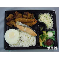 中央化学 弁当容器 HS 古今 L-6 BK 身 170910 1ケース(400個(50個×（直送品）