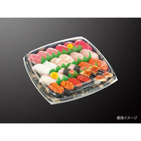 中央化学 寿司桶 にぎり桶 3 黒陣屋 身 241471 1袋(50個)（直送品）