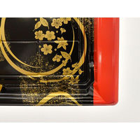 中央化学 刺身容器 CF 宴角 34-23 花泉R-BK 身 178558 1袋(20個)（直送品）