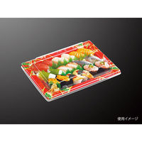 中央化学 寿司桶 祗園 18長 色絵R-BK 身 137273 1ケース(400個(25個×（直送品）