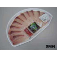 中央化学 発泡トレー 扇皿 1L 202283 1ケース(600個(50個×12))（直送品）