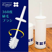 オカ フルール トイレブラシケース付き 59743 1個