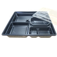 中央化学 仕出し弁当容器 HS 仕切-35 花小舞 ト付 113597 1ケース(240個(20個×12))（直送品）