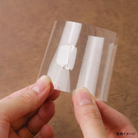 福重 フィルムシート ムースフィル テープ付き 無地 差込 バラ出荷 00684866 1袋(1000個)（直送品）