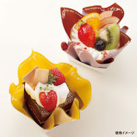 福重 フィルムシート ケーキシート ツール柄茶ベタ バラ出荷 R-80-B 1ケース(20000個(1000個×20))（直送品）