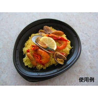 中央化学 軽食容器 CTF ラルゴ IM22-19BK 身 228908 1ケース(600個(50個×12))（直送品）