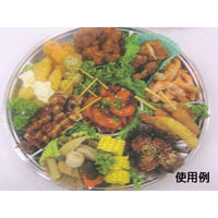 中央化学 オードブル容器 DX PD 丸 38-6 SV-BK 身 84418 1ケース(120個(10個×12))（直送品）