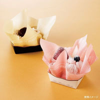 福重 フィルムシート ケーキシート 英字柄 黄土 バラ出荷 R-32-1 1ケース(10000個(1000個×10))（直送品）