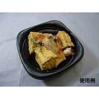 中央化学 軽食容器 CT 菜こまち 125 BK 身 351221 1袋(50個)（直送品）