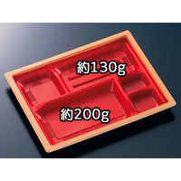 中央化学 弁当容器 CT WF-24A-27赤木目BK身 217117 1ケース(600個(50個×（直送品）