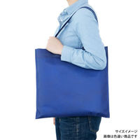 廣川 エコバッグ 不織布手提げバッグ レッド 240348 1ケース(500個(1個×500))（直送品）