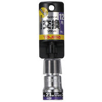 TJMデザイン タジマ ビット交換ソケット 21mmアイビーフォー BS21AF-12K 1本（直送品）