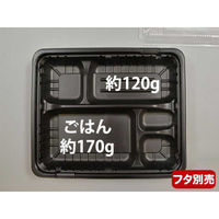 中央化学 弁当容器 CT ガチ弁 IK24-20A BK 身 199216 1袋(50個)（直送品）