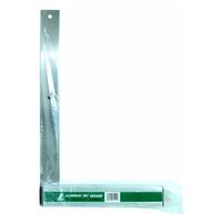 シンワ測定 アルミ台付スコヤ 40cm 目盛なし 74114 1個（直送品）