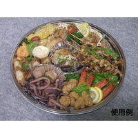 中央化学 オードブル容器 DX PD 丸 35-6 SV-BK 身 84319 1ケース(160個(10個×16))（直送品）